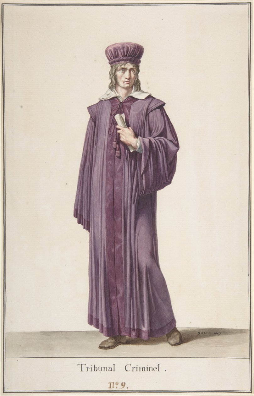 En dommer ved Straffedomstolen, ca. 1798-99 av Baron Pierre Narcisse Guerin