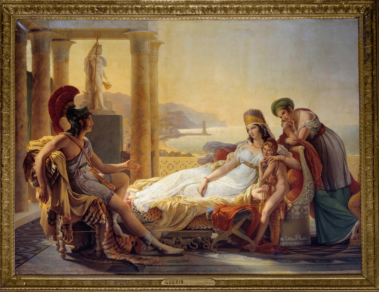 Aeneas forteller Dido om katastrofen i Troy av Baron Pierre Narcisse Guerin