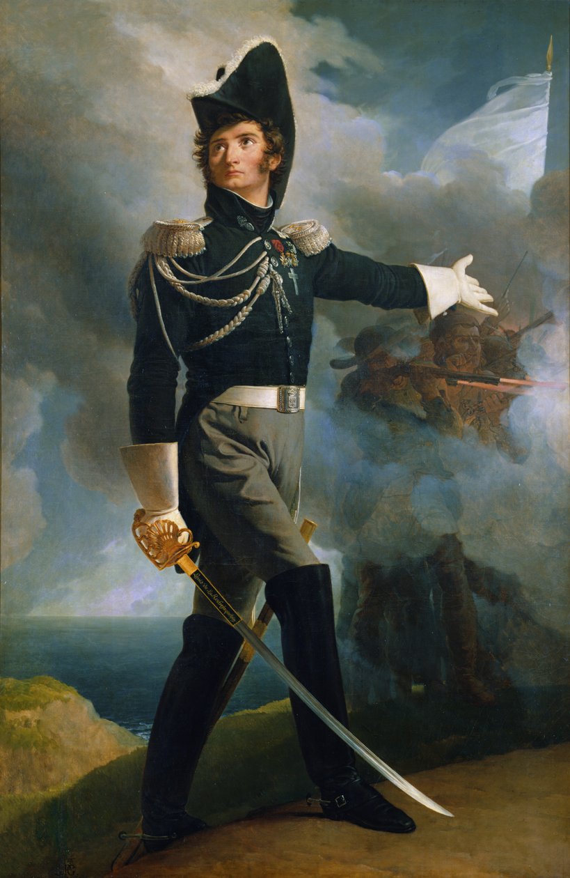 Portrett av Louis du Vergier, 1819 av Baron Pierre Narcisse Guerin