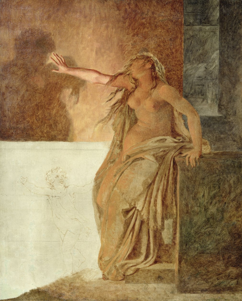 Sorg av Baron Pierre Narcisse Guerin