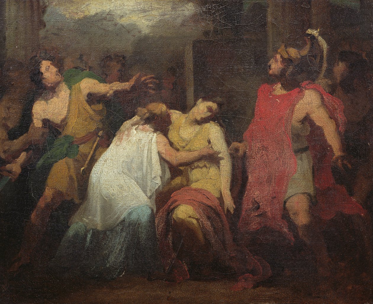 Studie for Lucretias død av Baron Pierre Narcisse Guerin