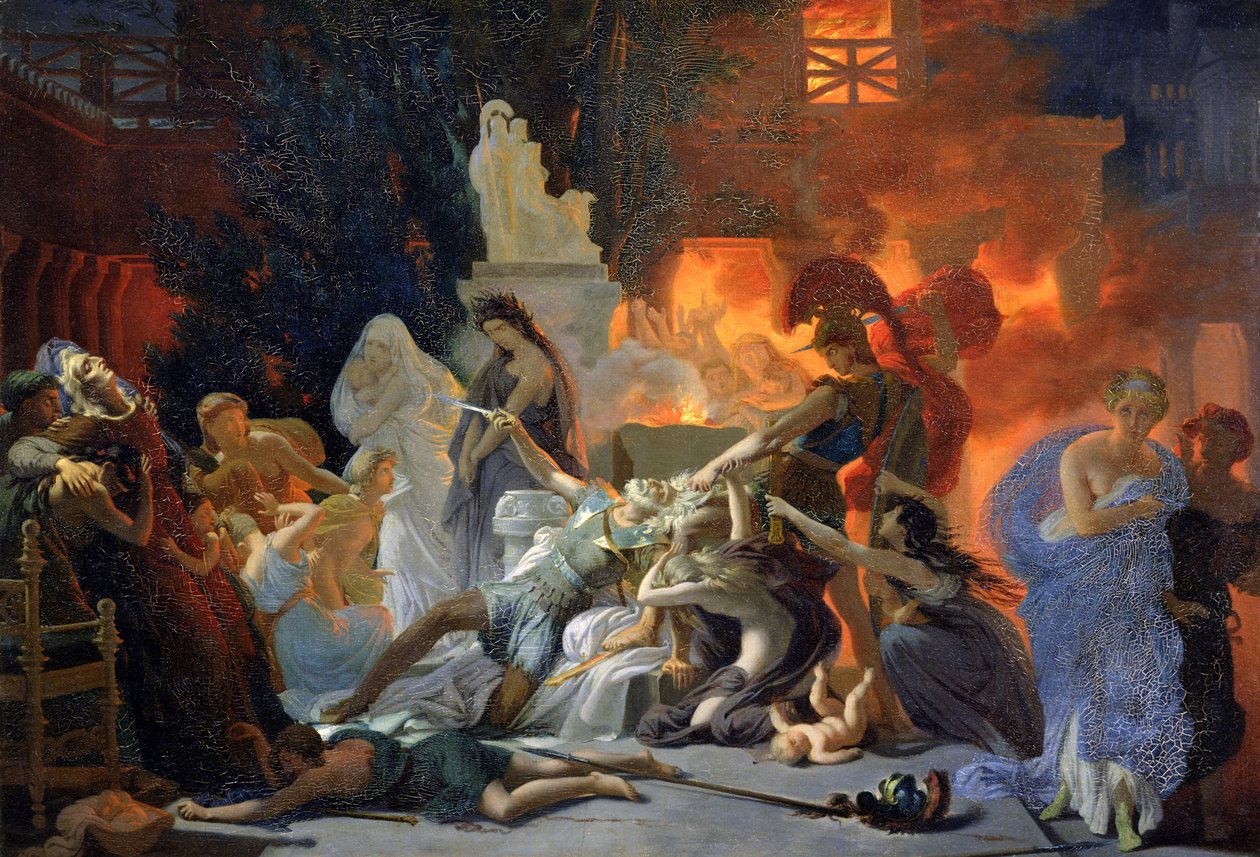 Priams død, ca. 1817 av Baron Pierre Narcisse Guerin