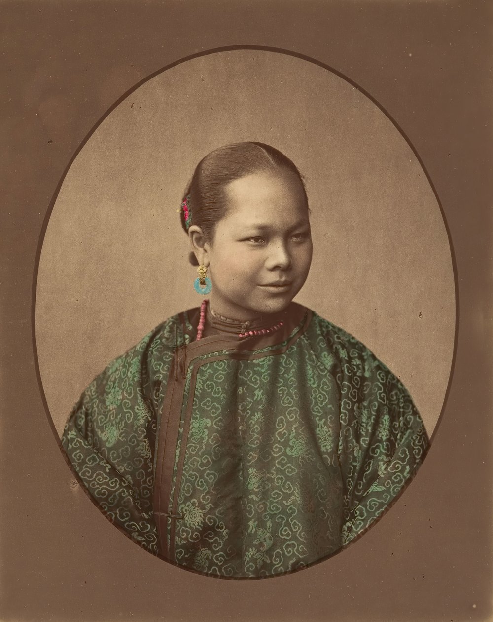 Jente fra Shanghai, 1870-tallet. av Baron Raimund von Stillfried
