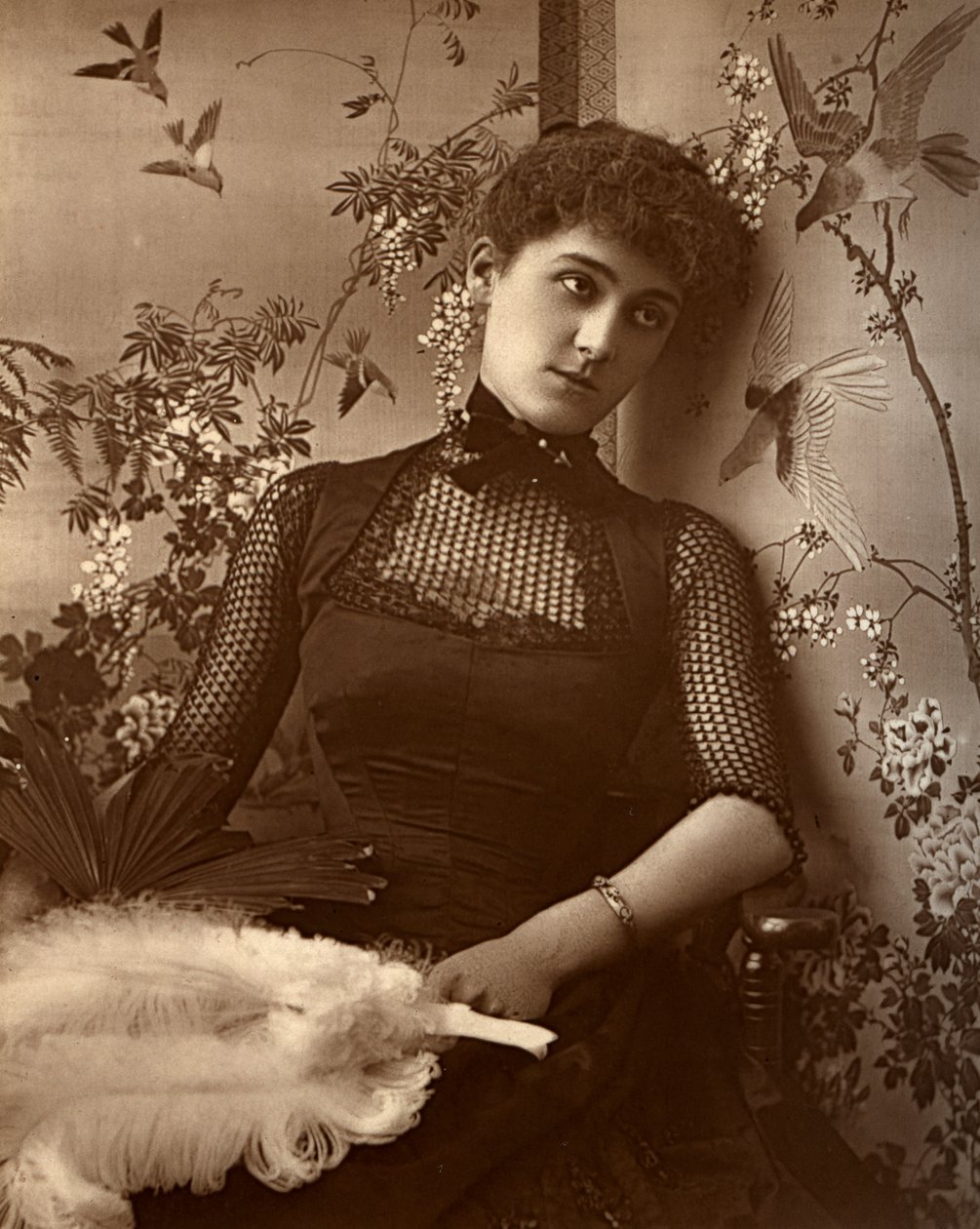 Mary Moore , britisk skuespillerinne, 1886 av Barraud