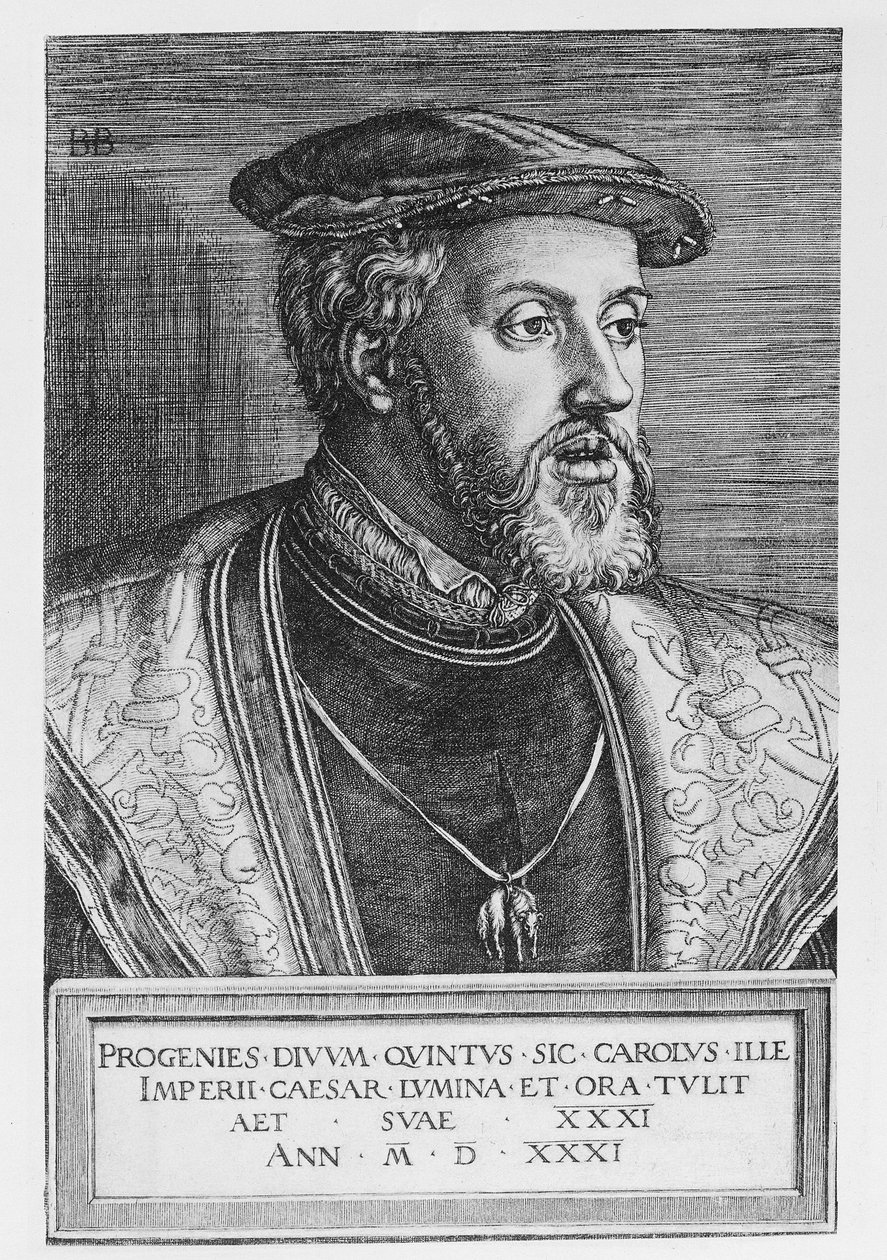 Keiser Karl V, 1531 av Barthel Beham