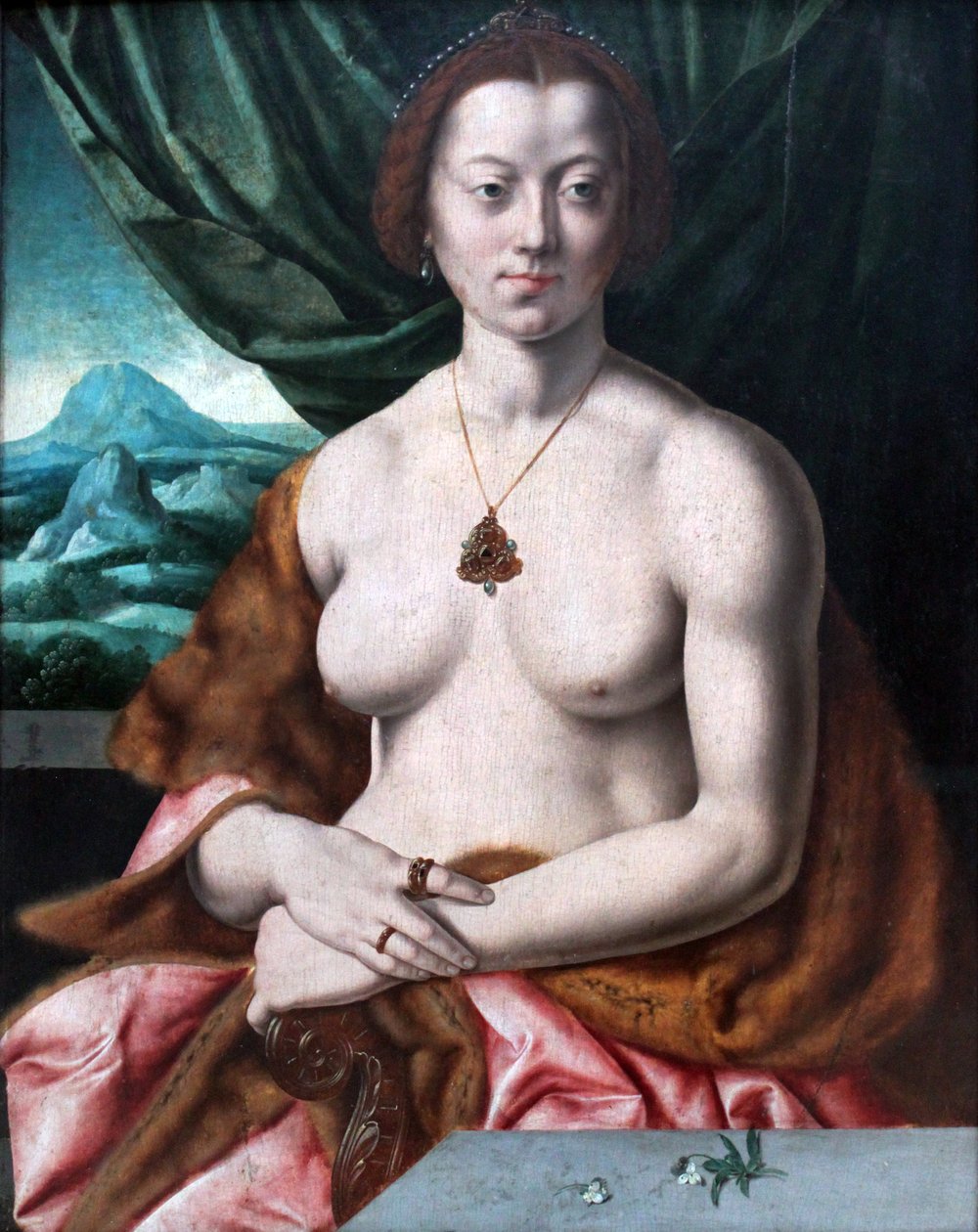 Kvinnelig nakenportrett av Barthel Bruyn the Elder