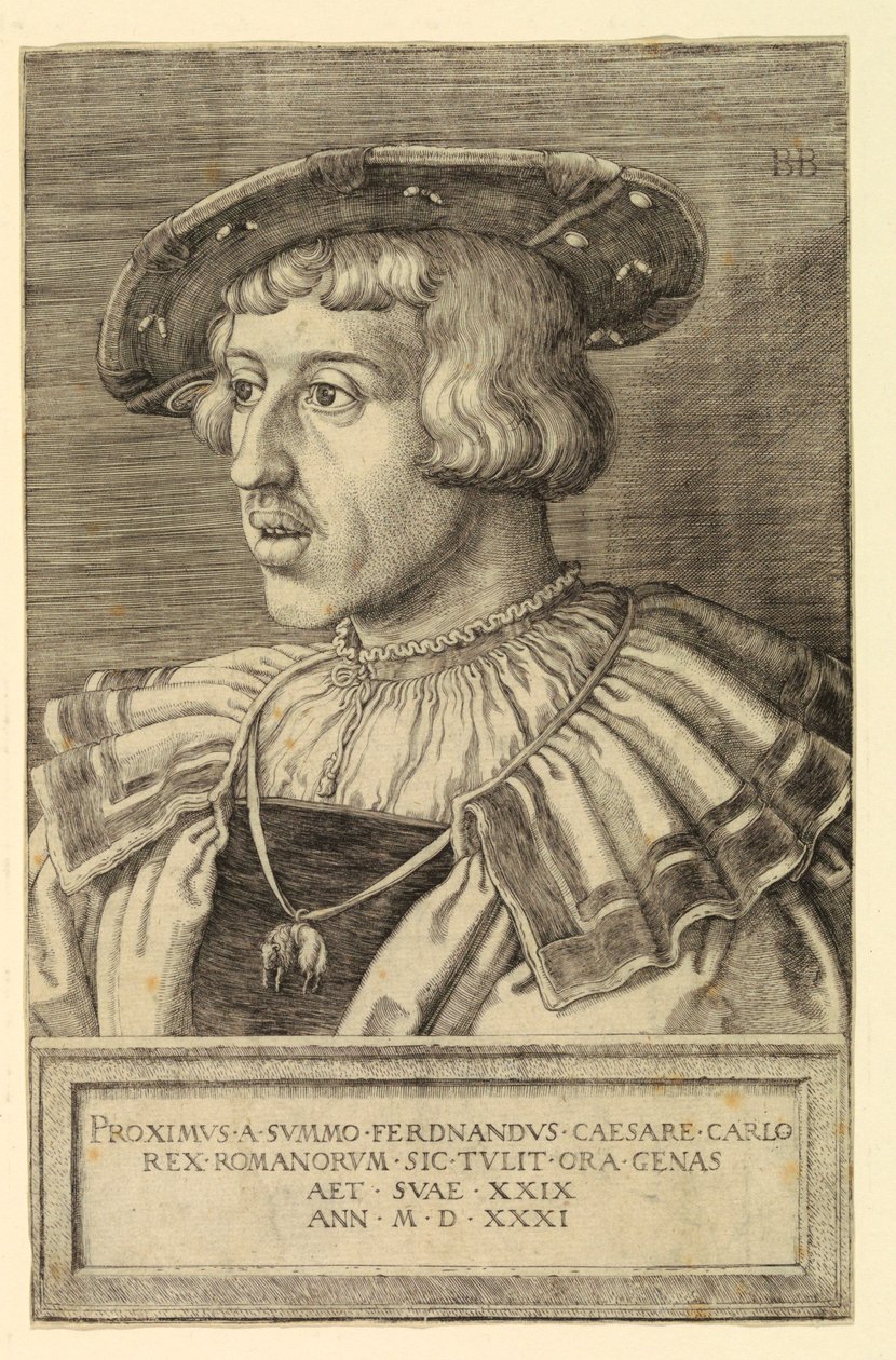 Ferdinand I, tysk-romersk keiser av Barthel Beham