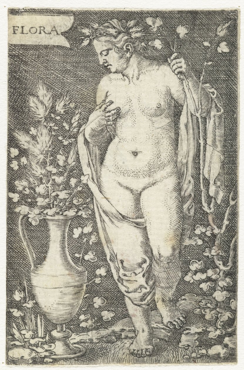 Flora (tittel på objekt) av Barthel Beham