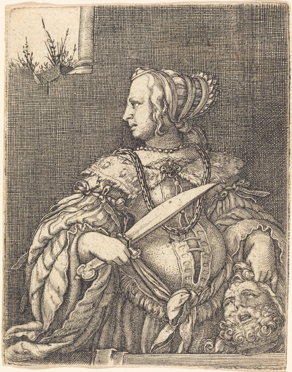 Judith med sjefen for Holofernes av Barthel Beham