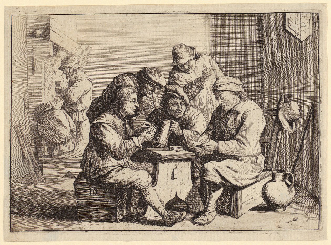Jomfru Maria med barnet sittende i vindusnisjen [Maria lactans] av Barthel Beham