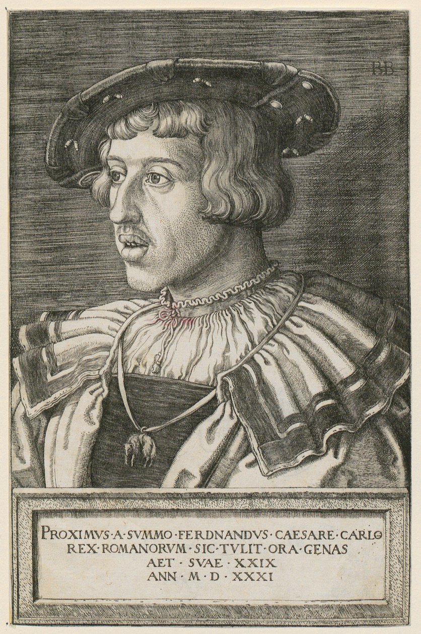 Portrett av kong Ferdinand I av Barthel Beham