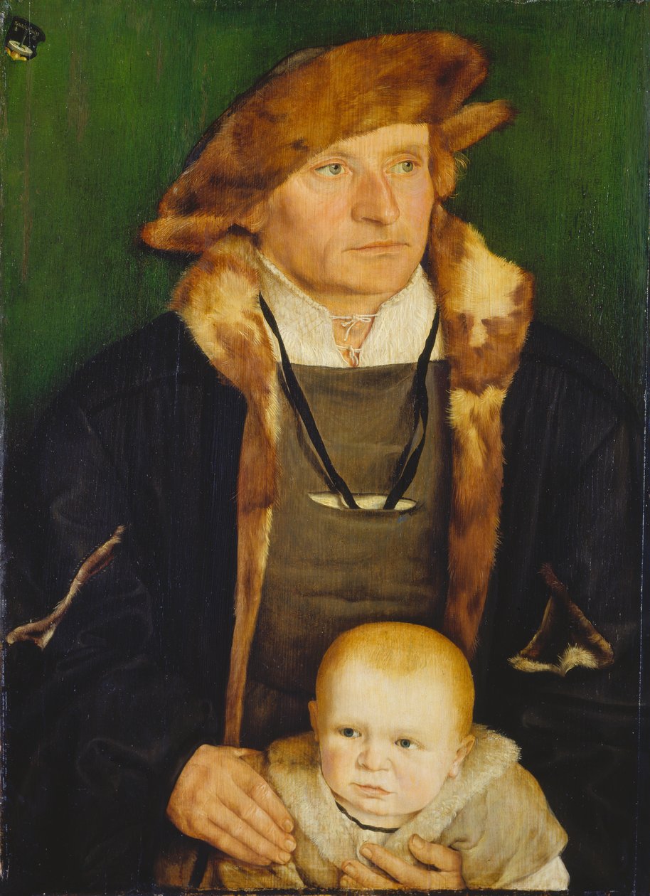 Portrett av Hans Urmiller og hans sønn av Barthel Beham