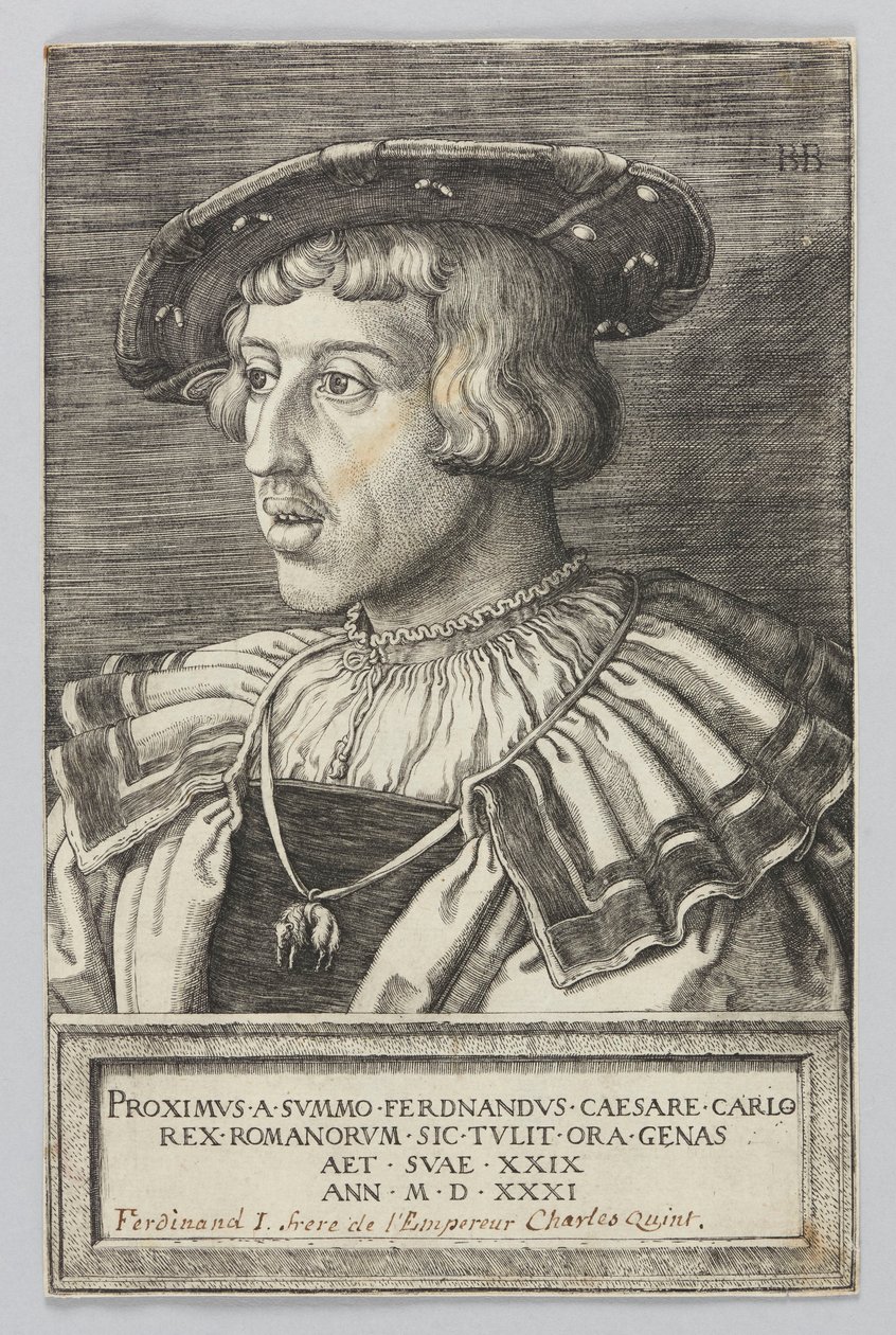 Portrett av keiser Ferdinand I av Barthel Beham