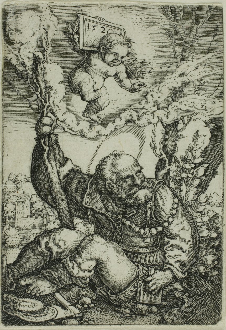 Den hellige Christopher av Barthel Beham