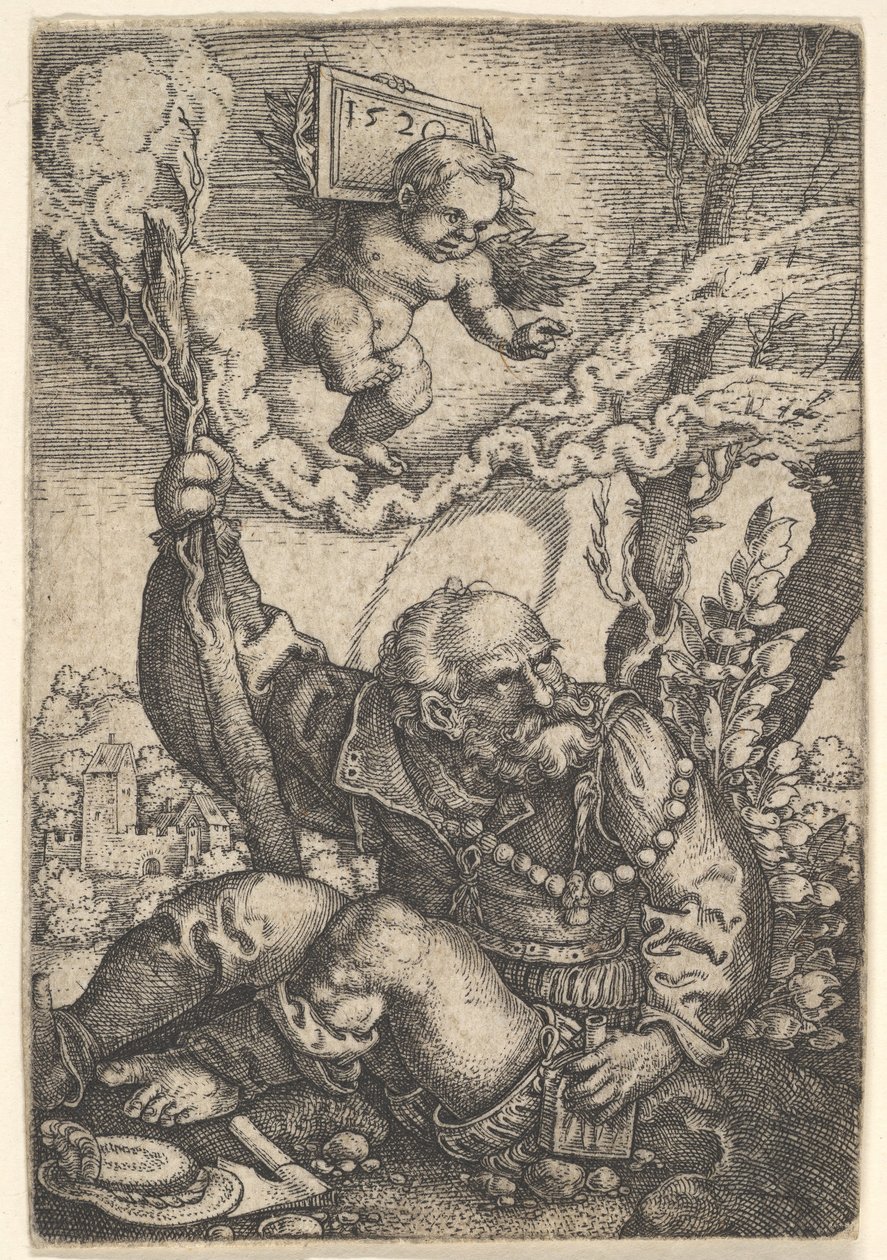 St. Christopher, tidlig på 1500-tallet. av Barthel Beham