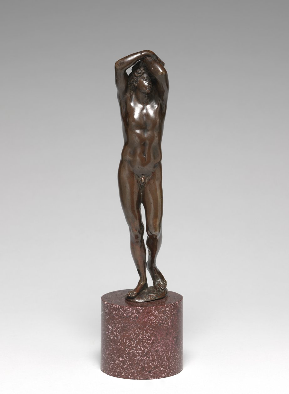 Stående ungdom, kjent som Narcissus, ca. 1650 (kobber og bronse) av Barthelemy Prieur