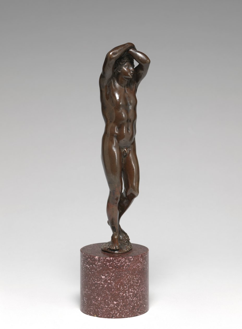 Stående ungdom, kjent som Narcissus, ca. 1650 (kobber og bronse) av Barthelemy Prieur