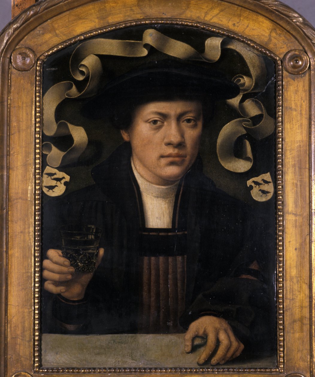 Portrett av en ung mann, 1501-50 av Bartholomaeus Bruyn