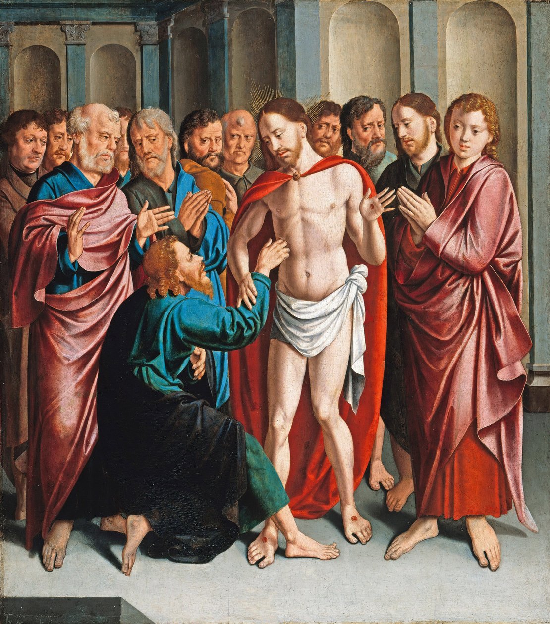 Den vantro til Saint Thomas av Bartholomaeus Bruyn