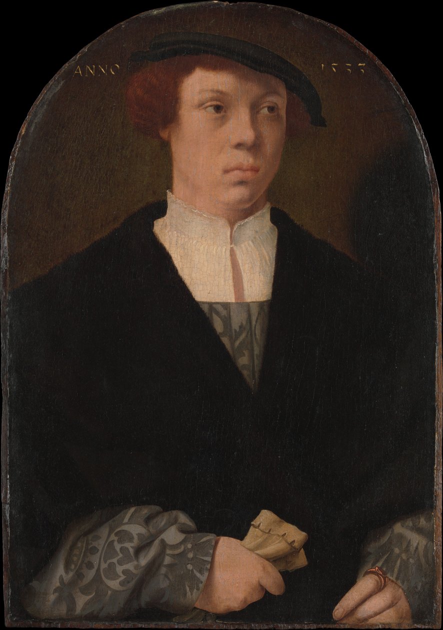 Portrett av en mann, 1533. av Bartholomaeus Bruyn the Elder
