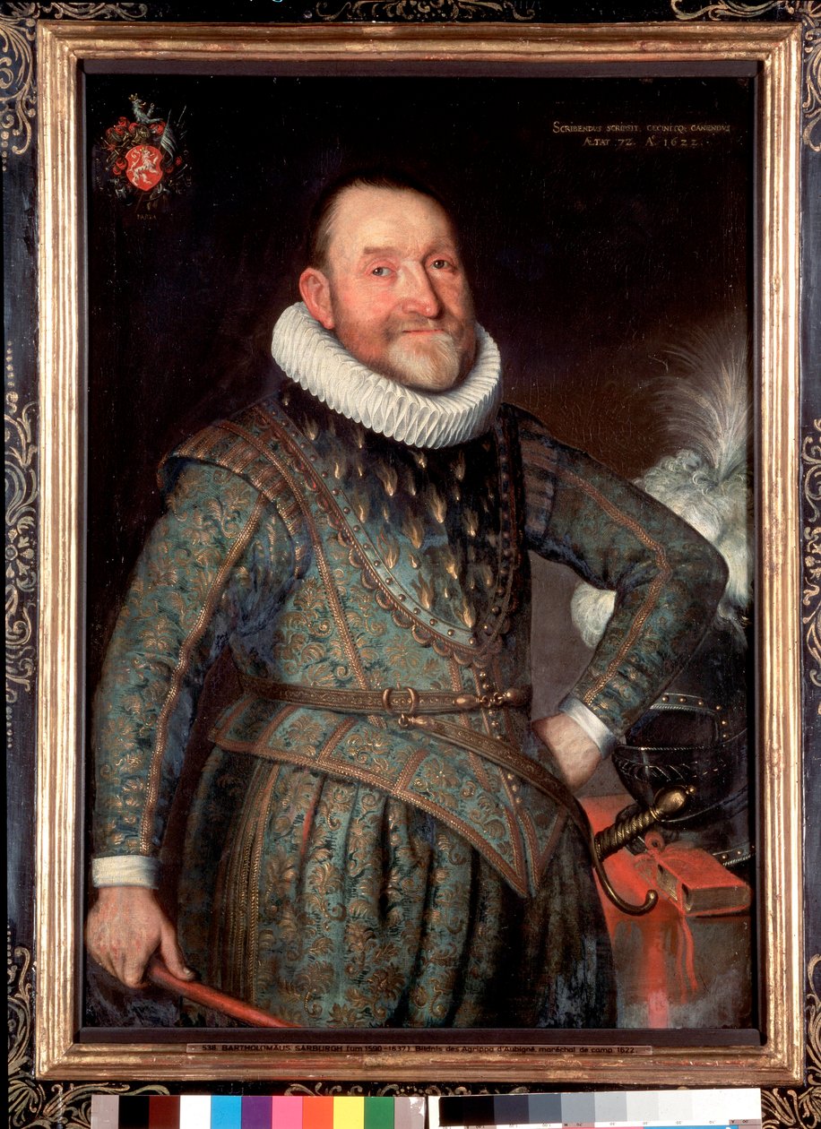 Portrait du poete francais Theodore Agrippa d