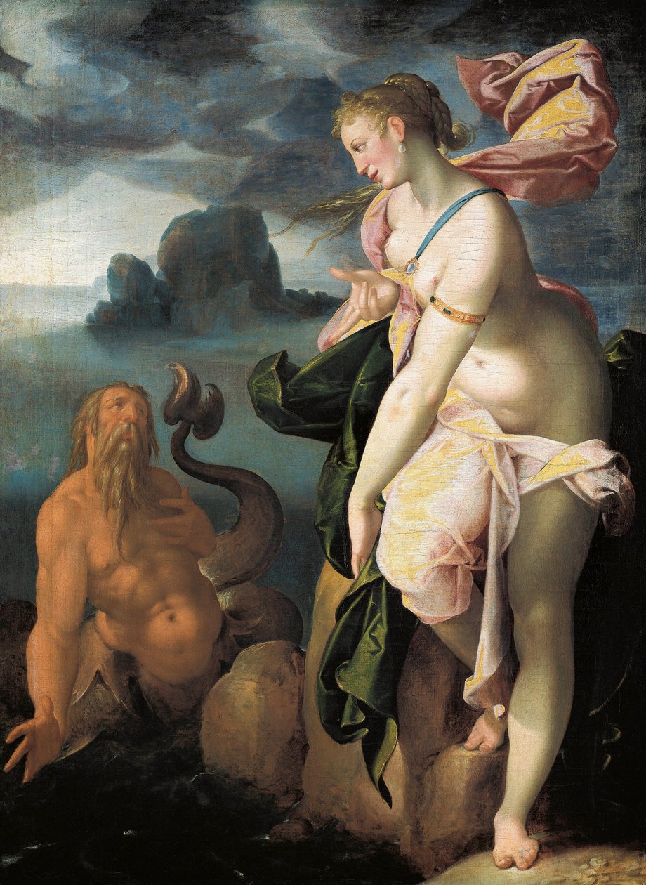 Glaucus og Scylla, 1581 av Bartholomaeus Spranger