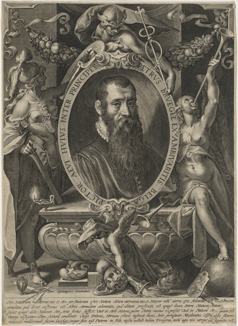 Peter Brueghel av Bartholomaeus Spranger