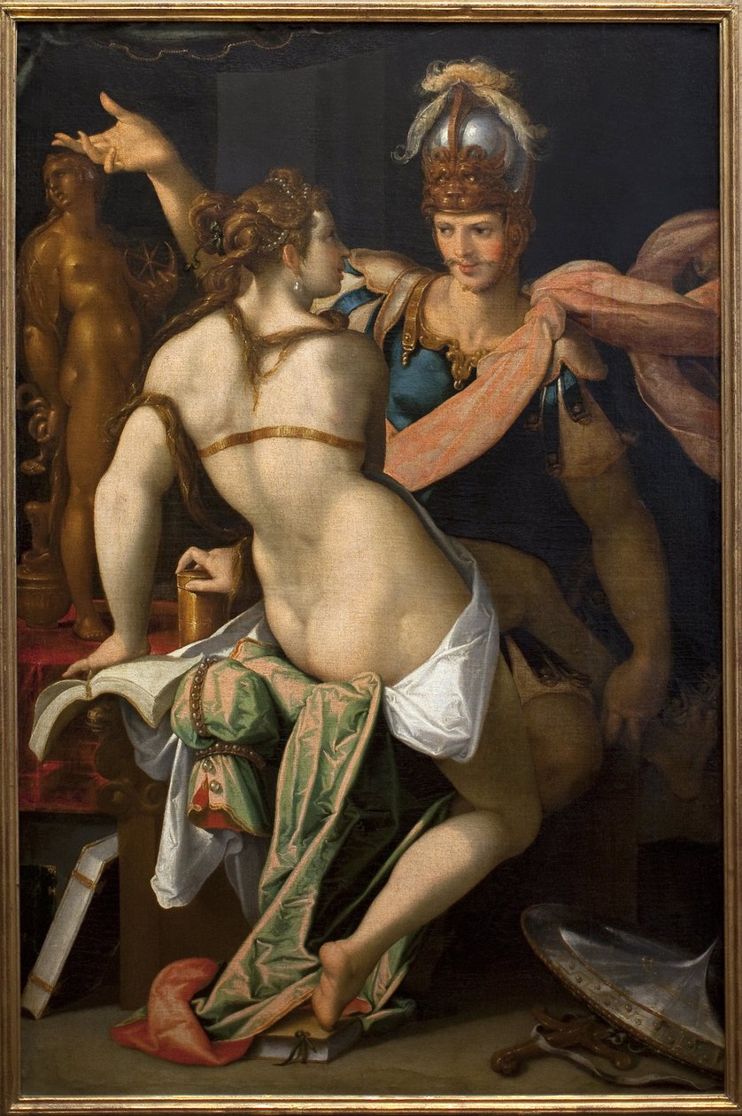Ulysses og Circe. Maleri av Bartholomeus Spranger (1546-1611), olje på lerret av Bartholomaeus Spranger
