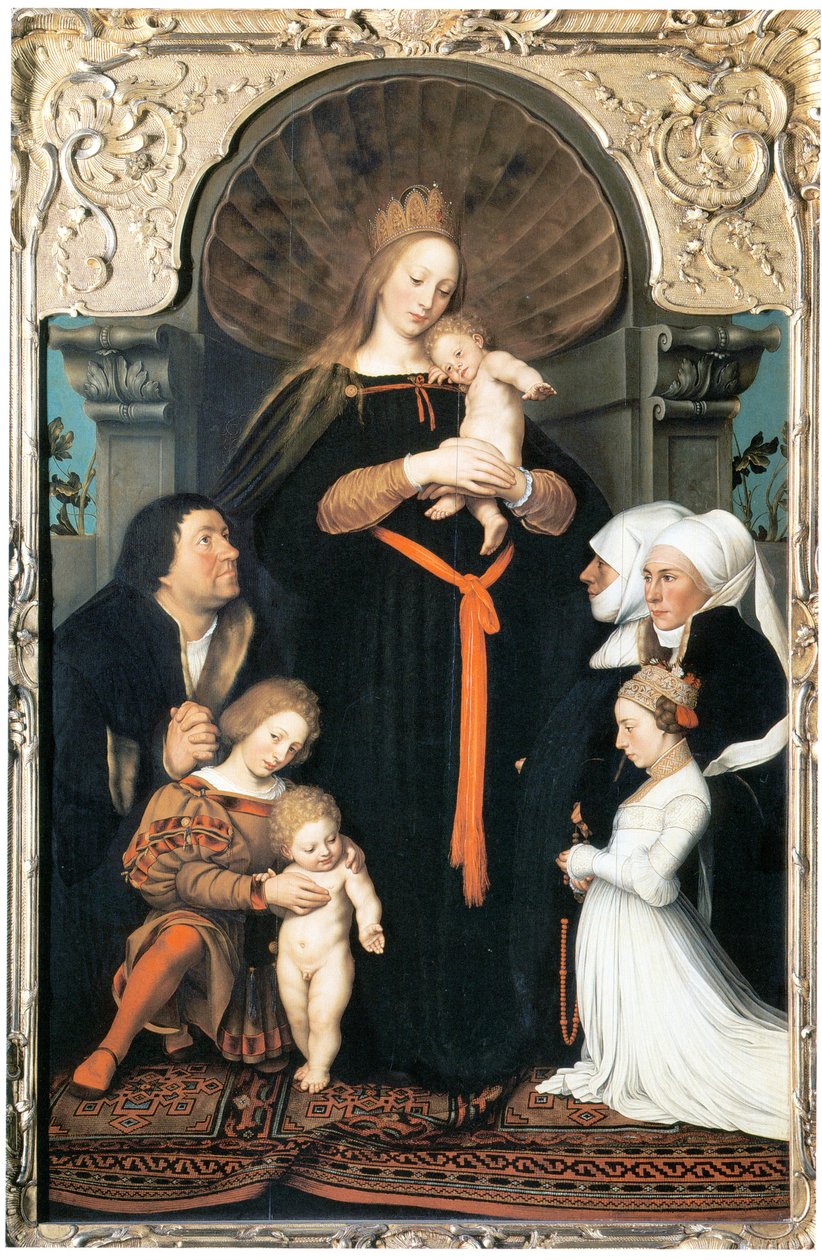 Madonna til ordfører Meyer (Darmstadt Madonna) av Bartholomeaus Sarburgh