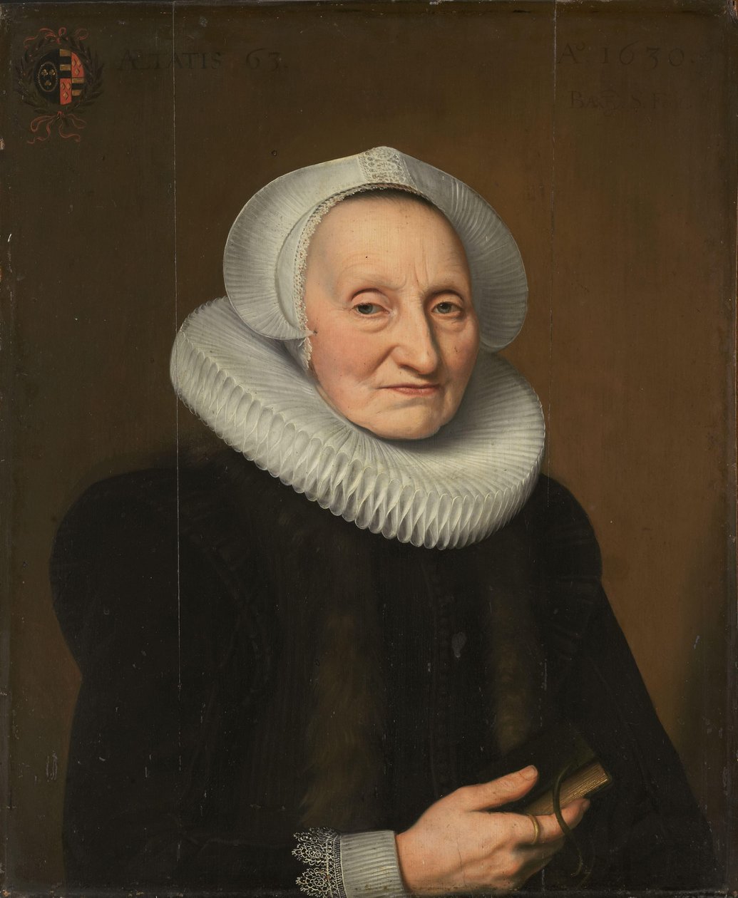 Portrett av Belia Claesdr (1566-i eller etter 1652) av Bartholomeaus Sarburgh