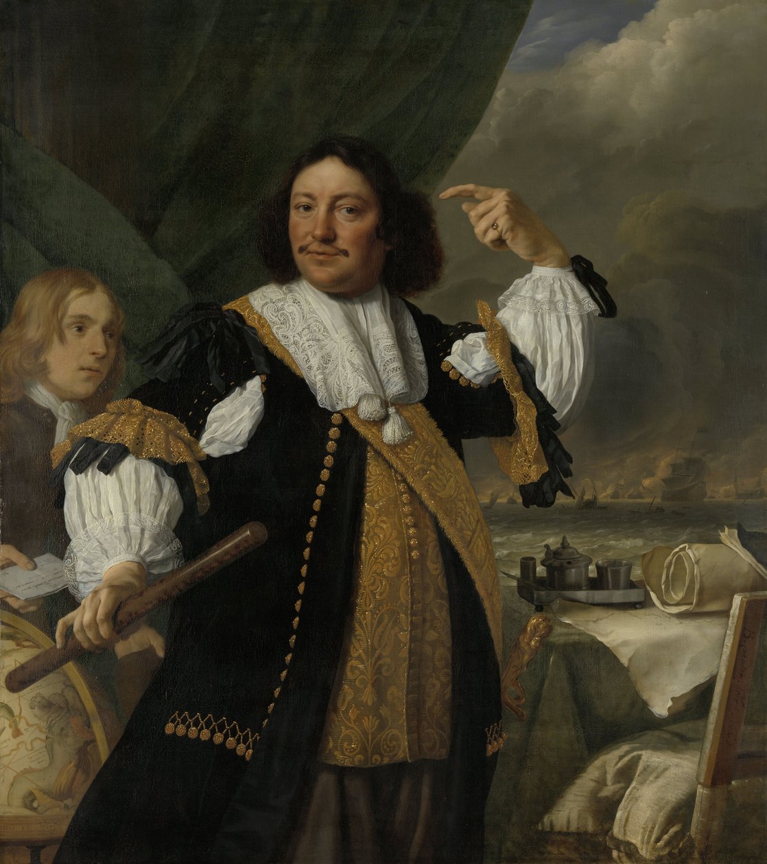 Portrett av Aert van Nes (1626-1693) av Bartholomeus van der Helst