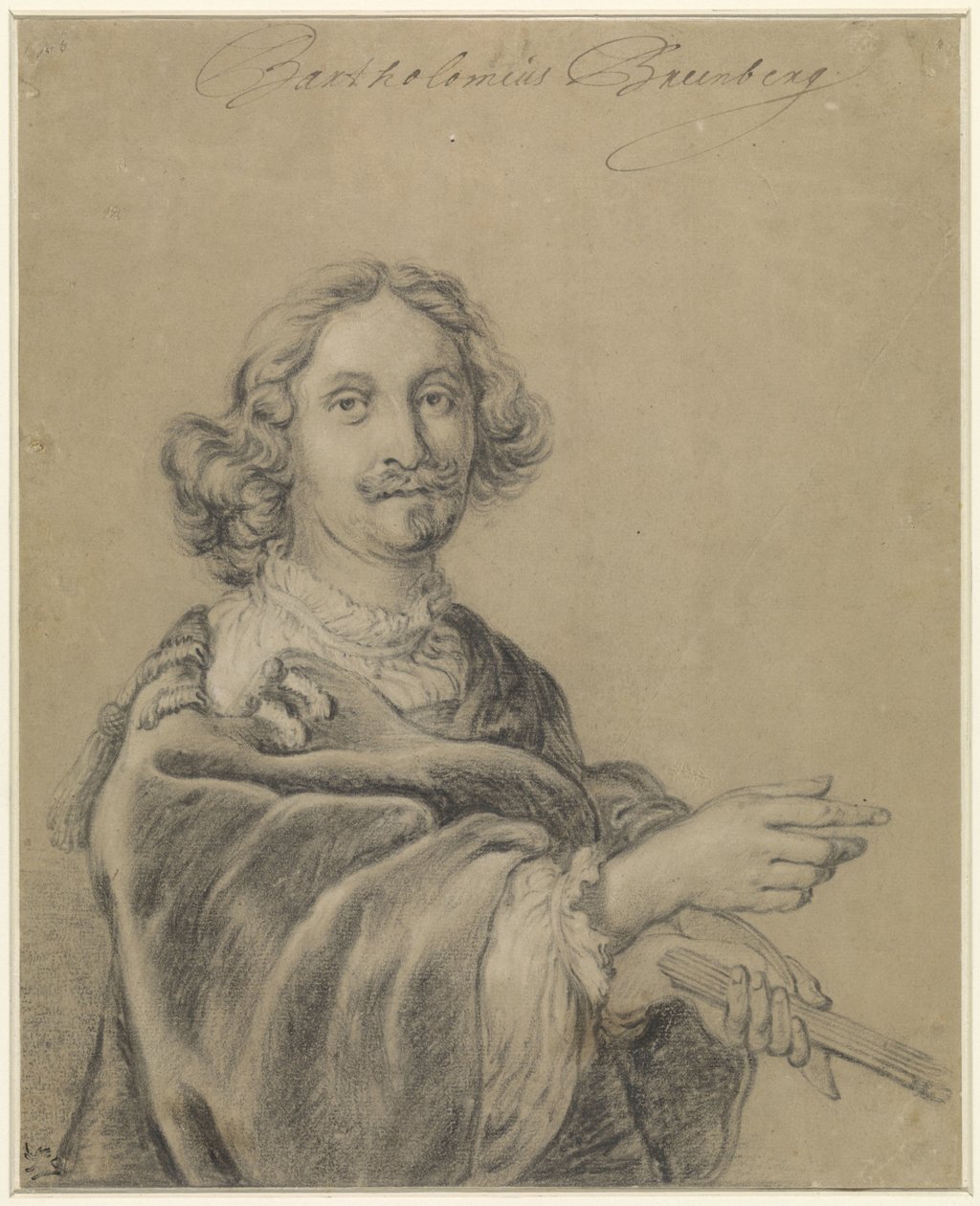 Portrett av Bartholomew Breenbergh av Bartholomeus Breenbergh (possibly)