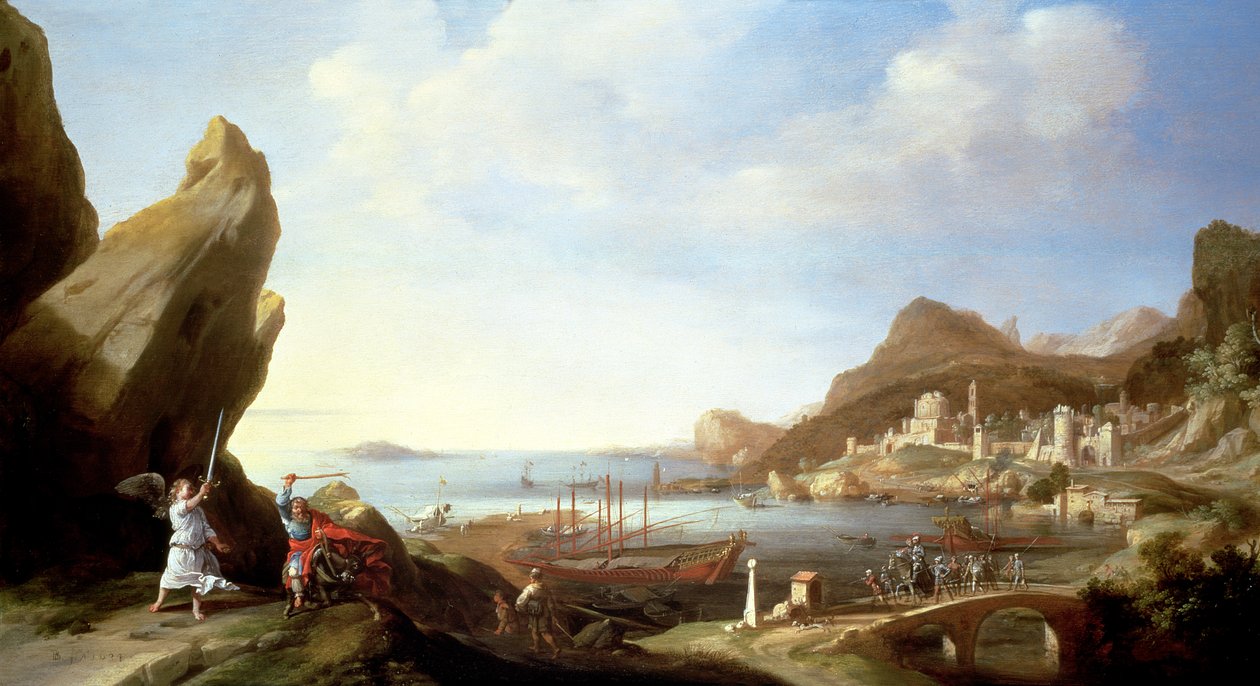 Bileam og hans esel av Bartholomeus Breenbergh