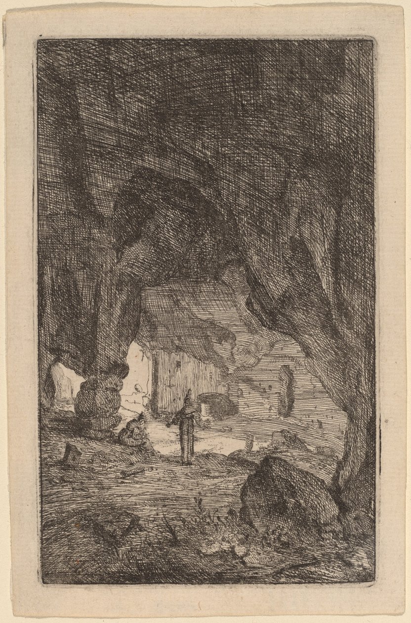 Grotte med brødre av Bartholomeus Breenbergh