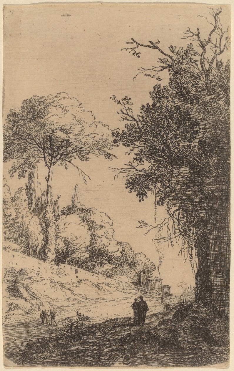En del av Via Flaminia av Bartholomeus Breenbergh