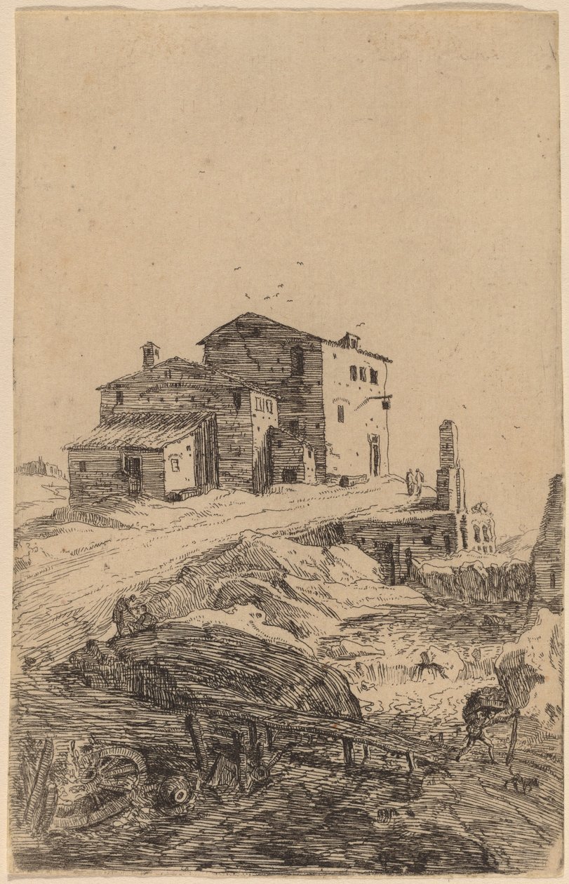 Vertshuset nær Prima Porta av Bartholomeus Breenbergh