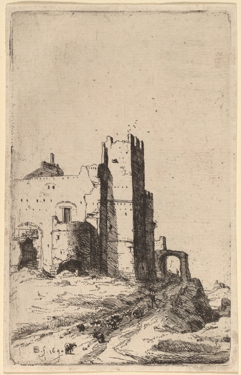 Byen Leoni, nær Frascati av Bartholomeus Breenbergh