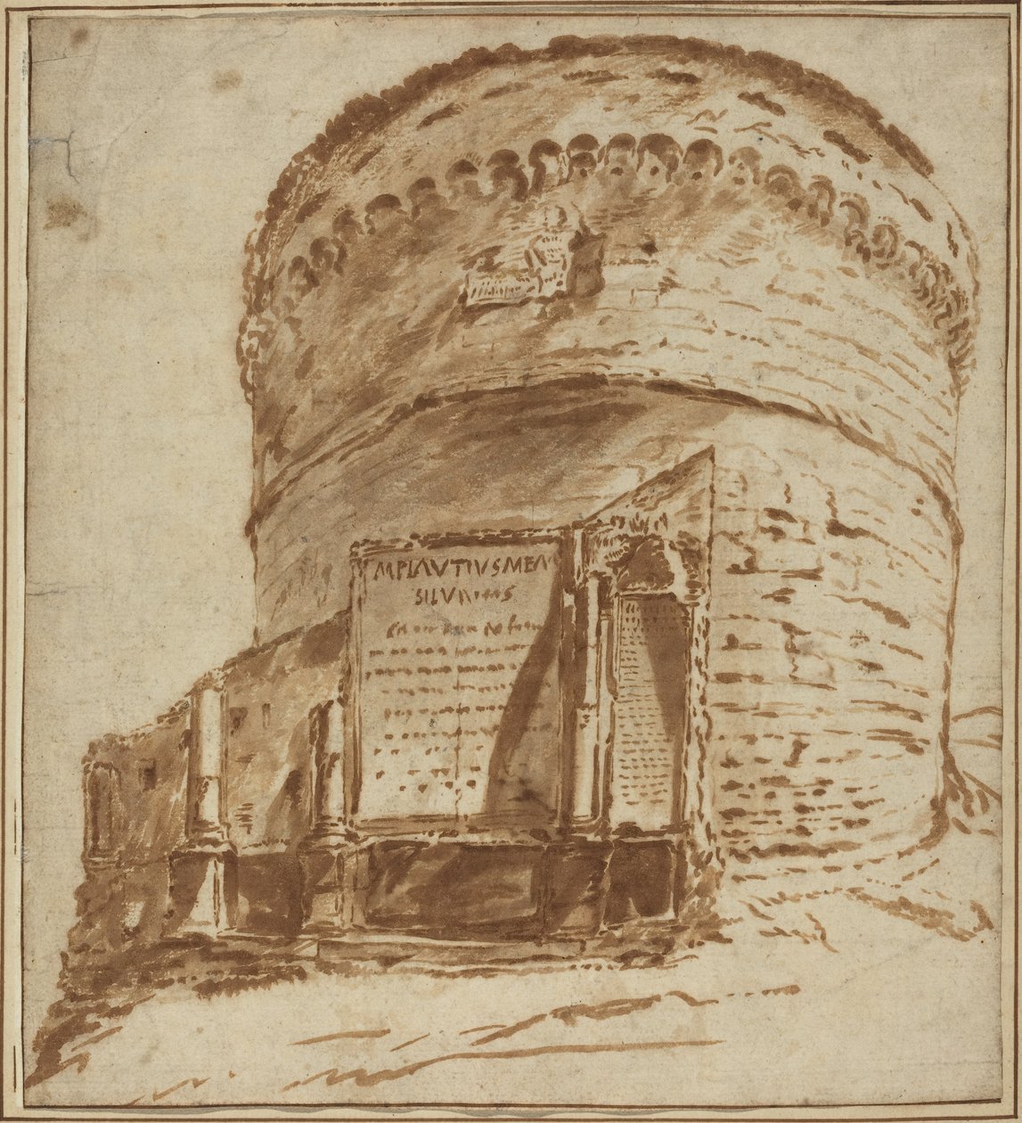 Plautius grav av Bartholomeus Breenbergh