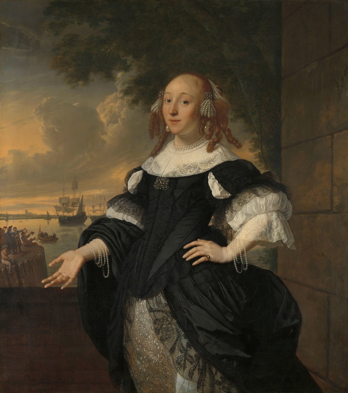 Geertruida den Dubbelde (1647-84), kone til Aert van Nes av Bartholomeus van der Helst