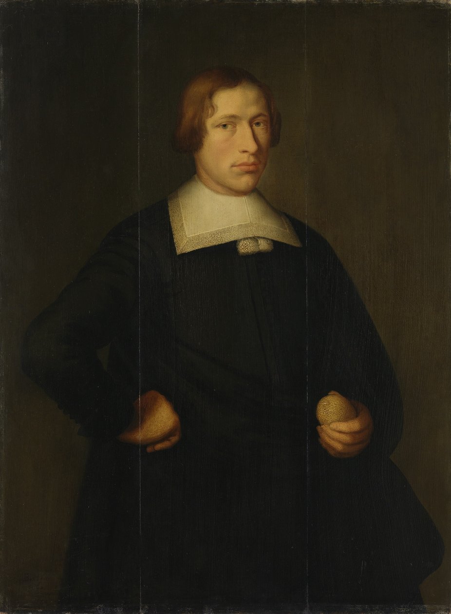 Portrett av en ung mann med en sitron av Bartholomeus van der Helst