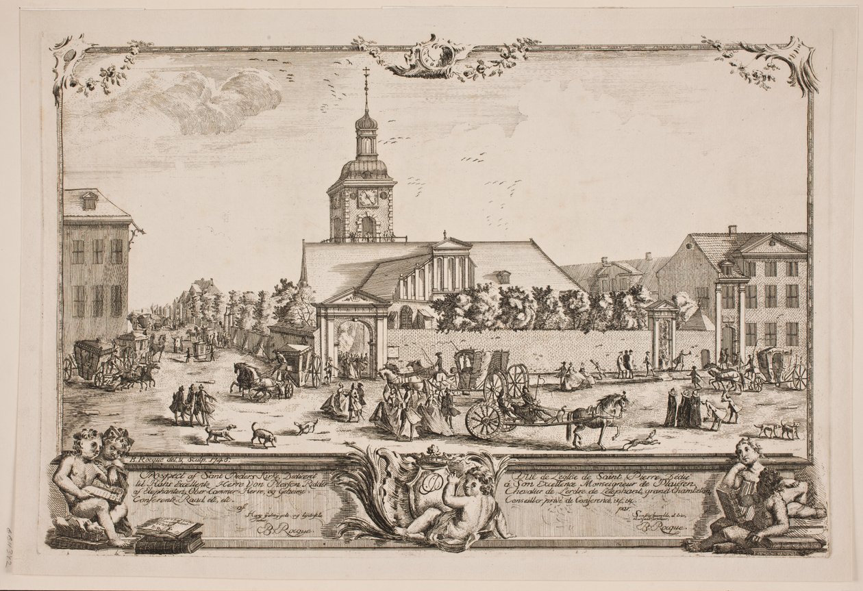 Peterskirken, København av Bartholomæus Roque