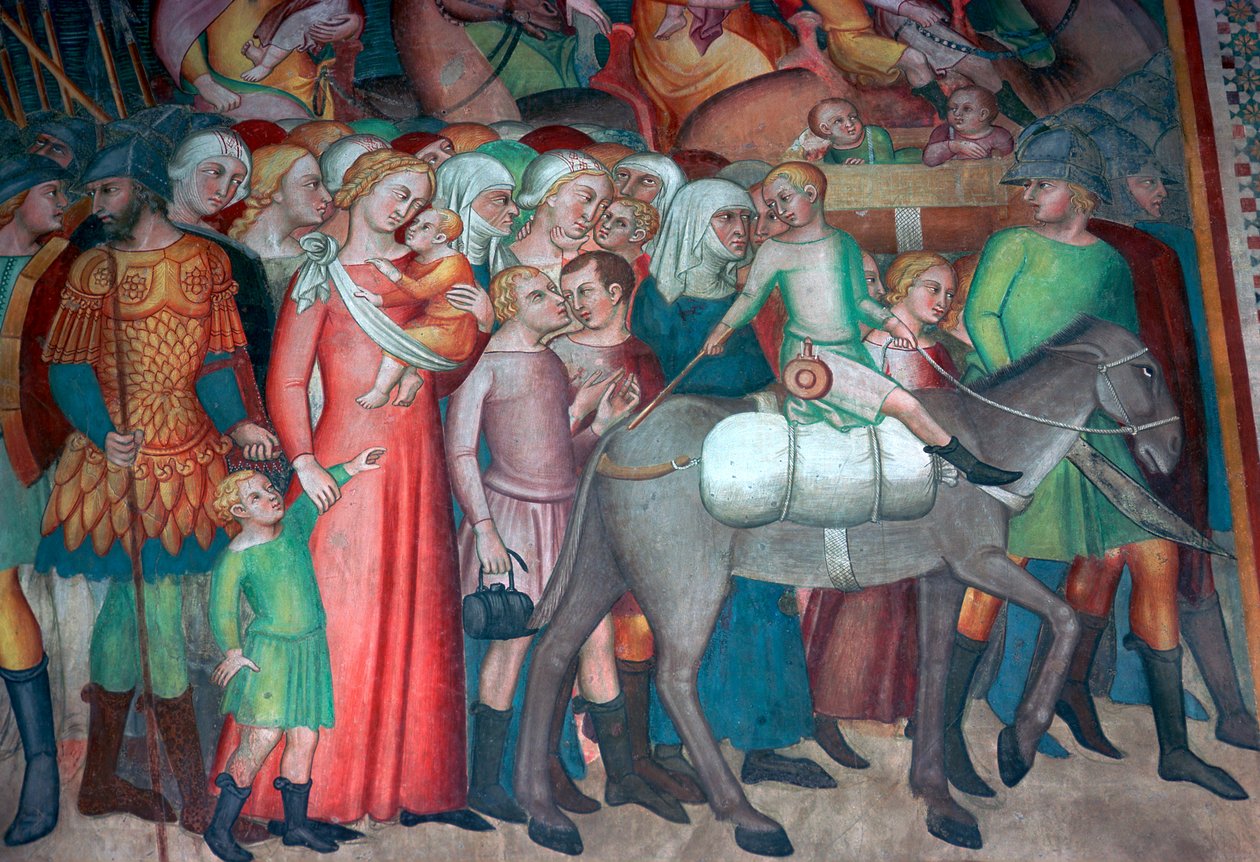 Fresco i San Gimignano, 1300-tallet av Bartolo di Fredi
