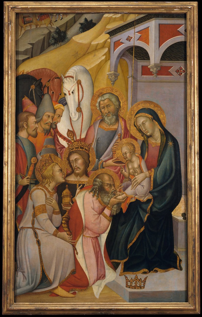 Tilbedelsen av magiene, ca. 1390. av Bartolo di Fredi
