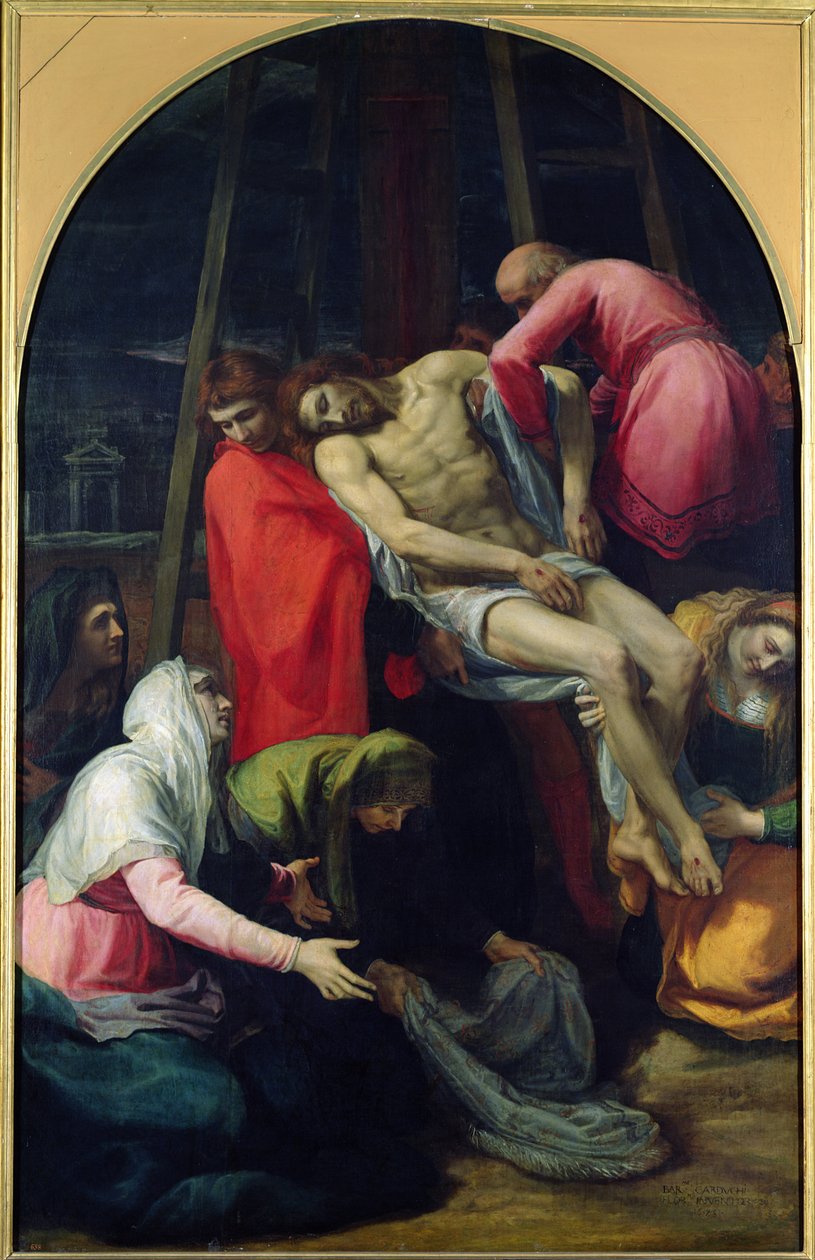 Nedstigningen fra korset, 1595 av Bartolomé Carducho
