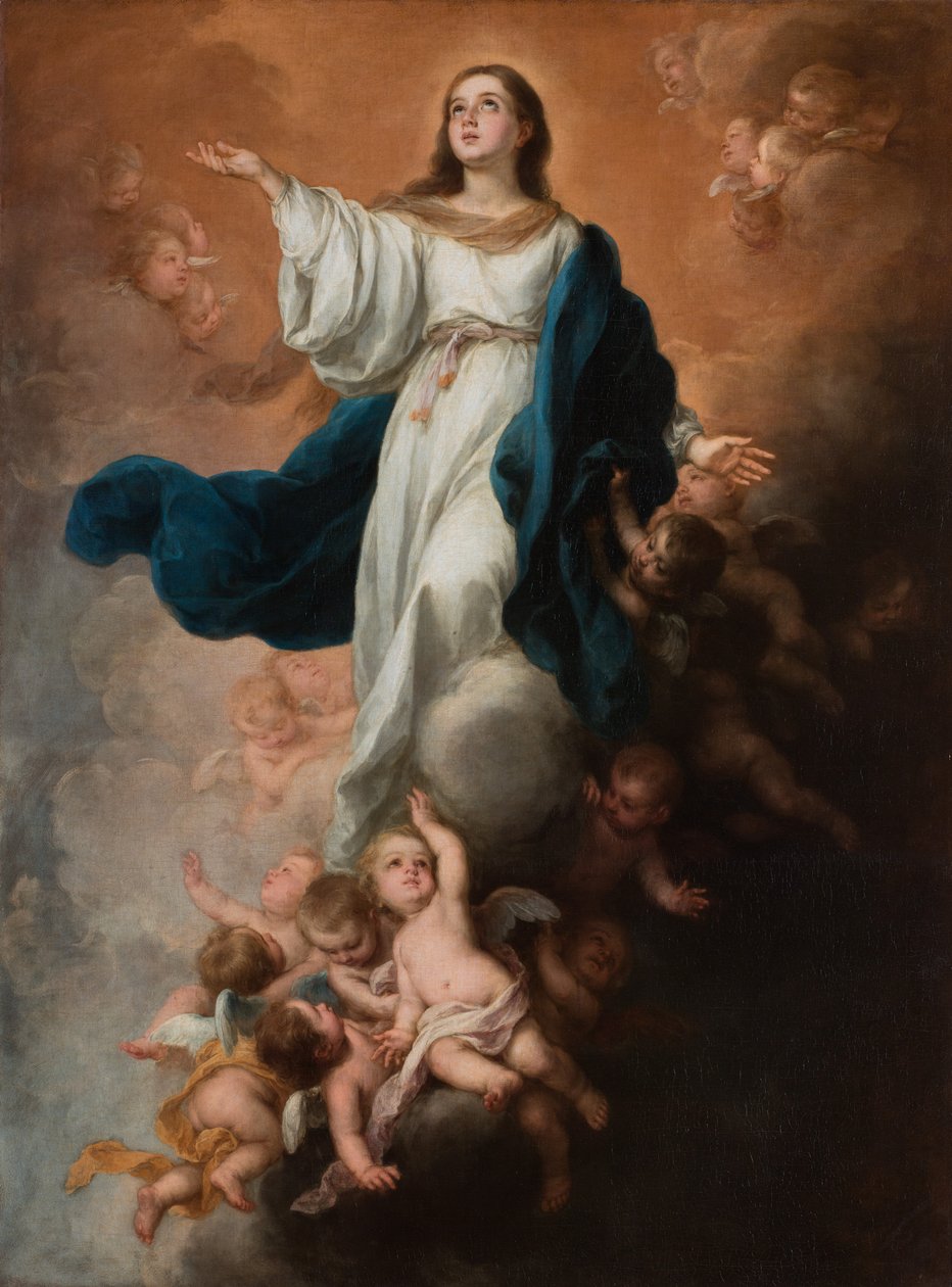 Antagelse av jomfruen av Bartolomé Esteban Murillo