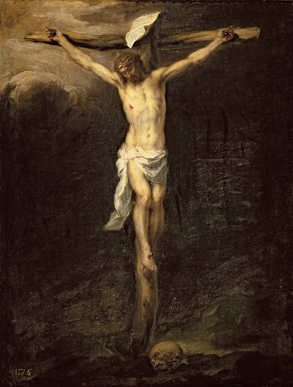 Kristus på korset, 1672 av Bartolomé Esteban Murillo