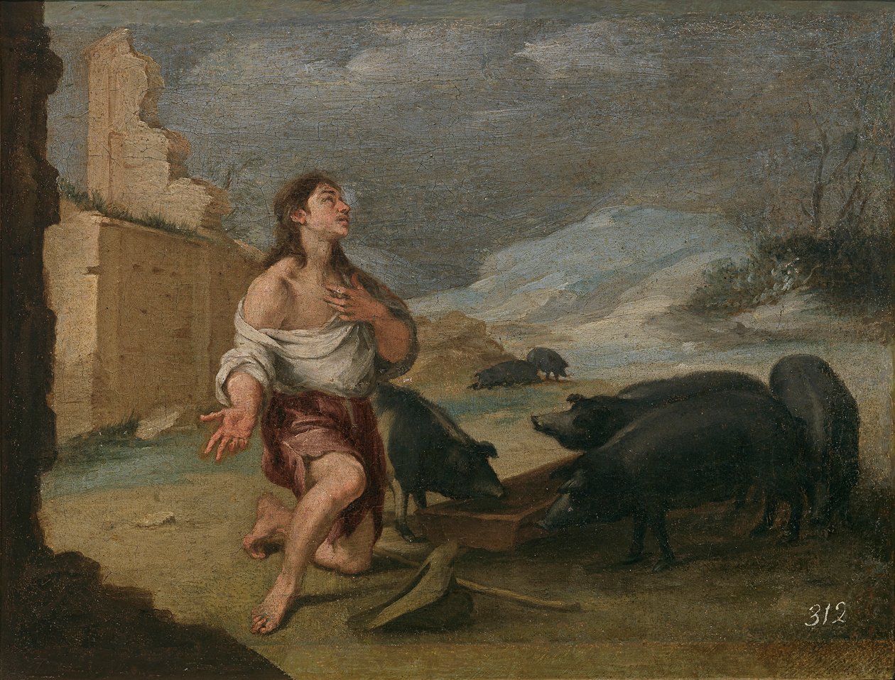 Den forlatte fortapte sønnen av Bartolomé Esteban Murillo