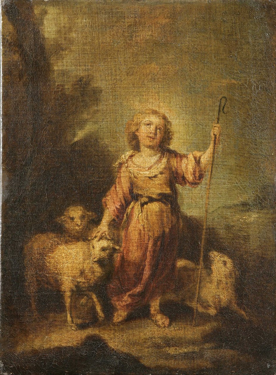Barnet Kristus som den gode hyrden av Bartolomé Esteban Murillo