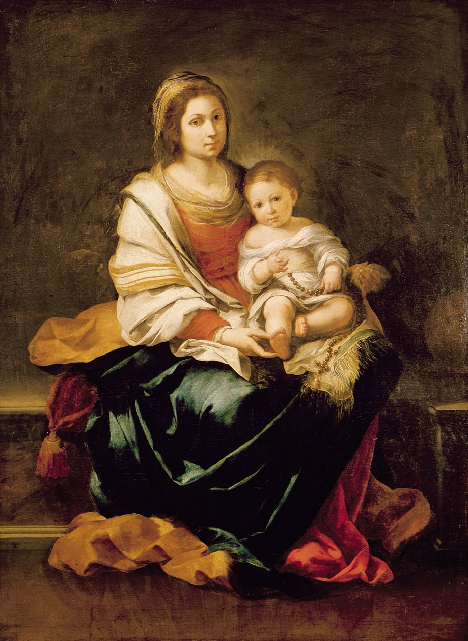Rosenkransens jomfru av Bartolomé Esteban Murillo