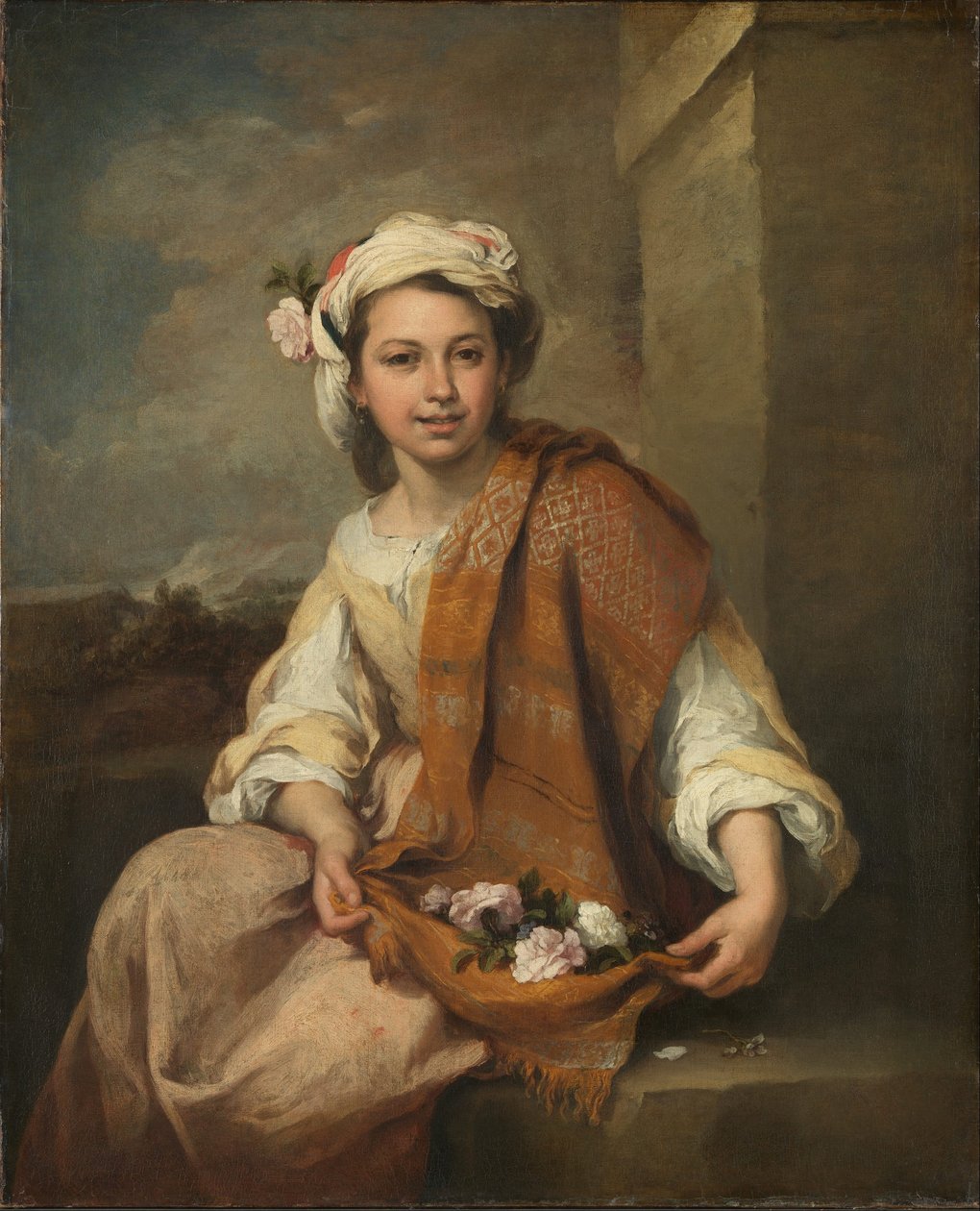 Blomsterjenta av Bartolomé Esteban Murillo